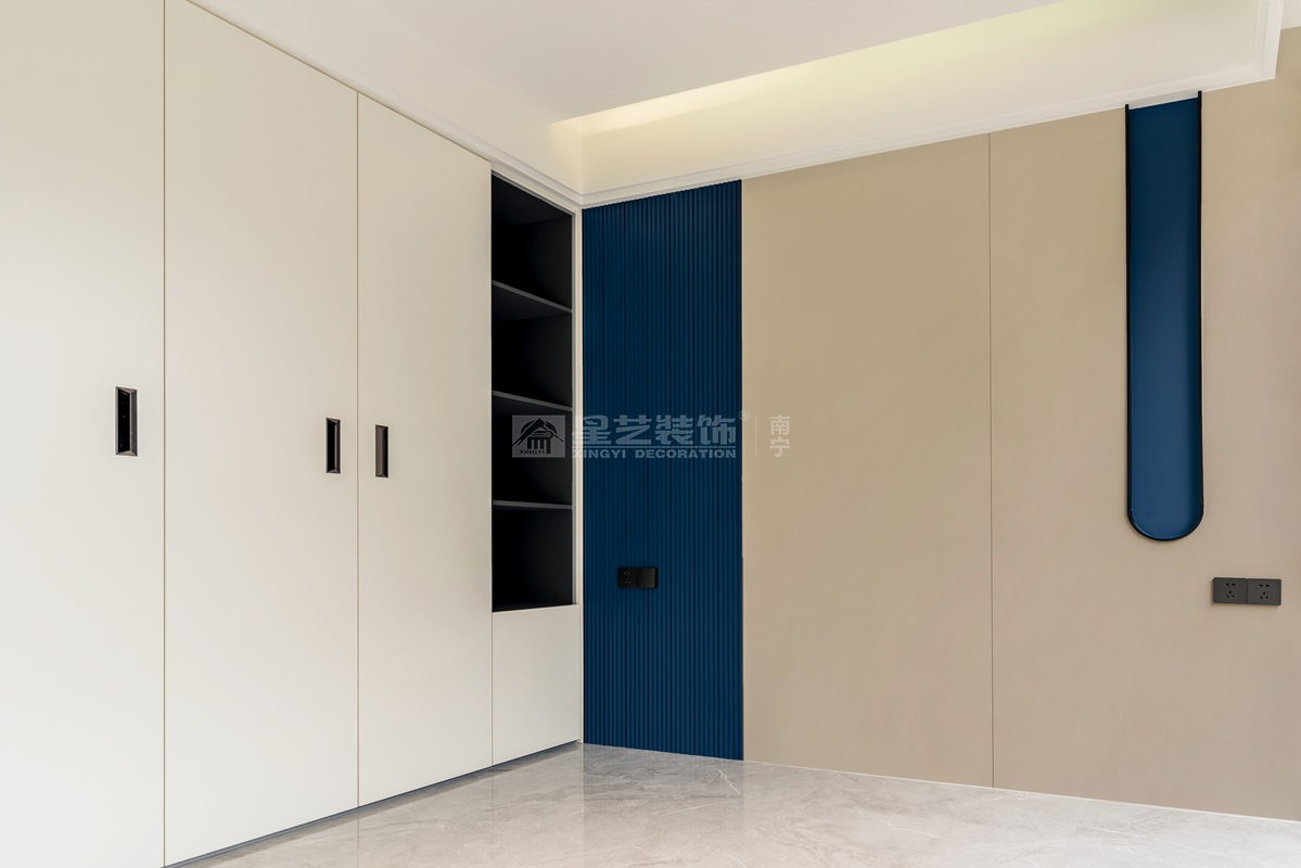 建發央璽129平現代奶油風兒童房裝修實景
